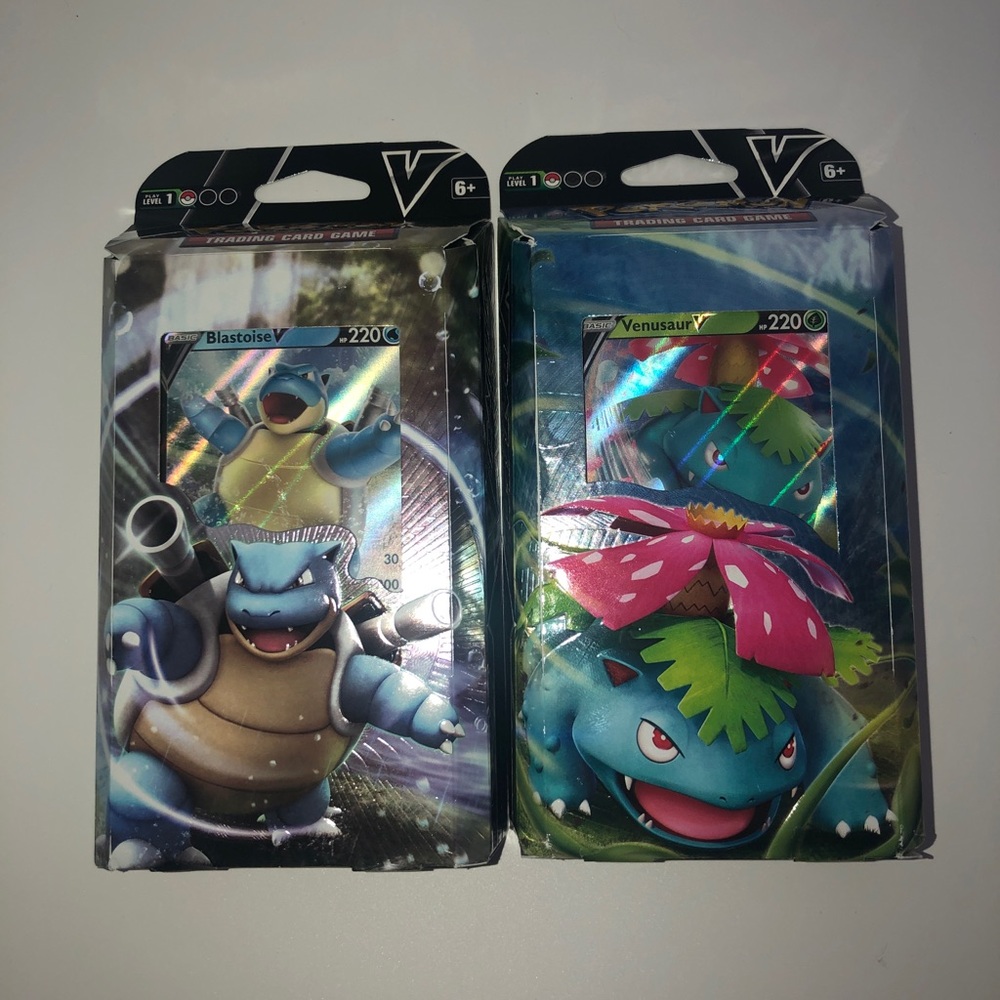 Venasaur V & Blastoise V box